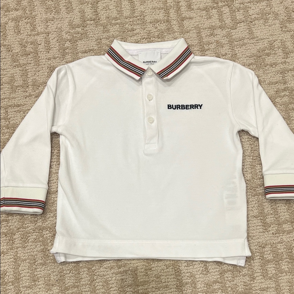 NWOT Burberry Kids Polo Shirt